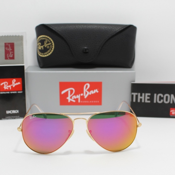 RAY-BAN RB 3025 112/4T CYCLAMEN PINK FLASH - Picture 2 of 8